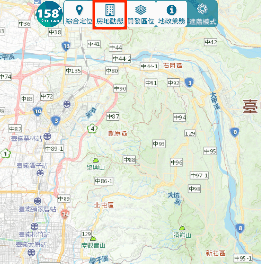 台中實價登錄查詢158空間資訊網2