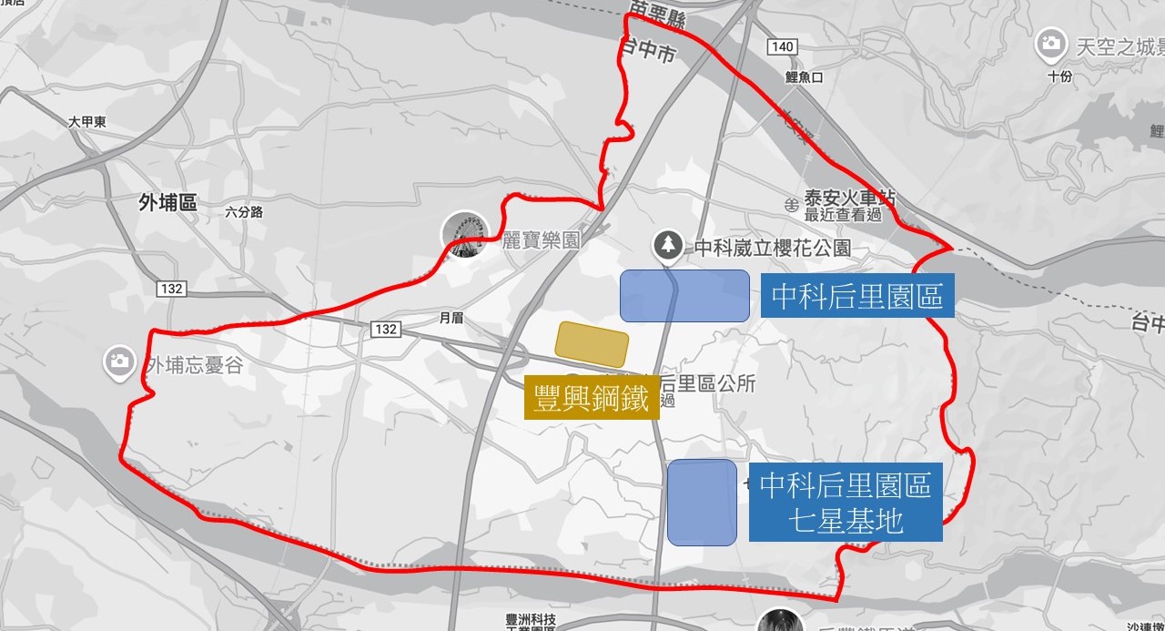投影片4 摩天城、后里、投資套房、麗寶樂園、后里科學園區、安眉路、嘉品建設