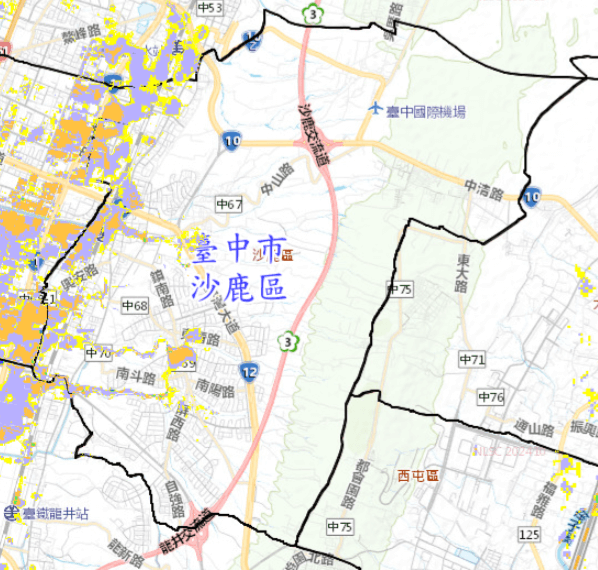 沙鹿災害潛勢-淹水潛勢