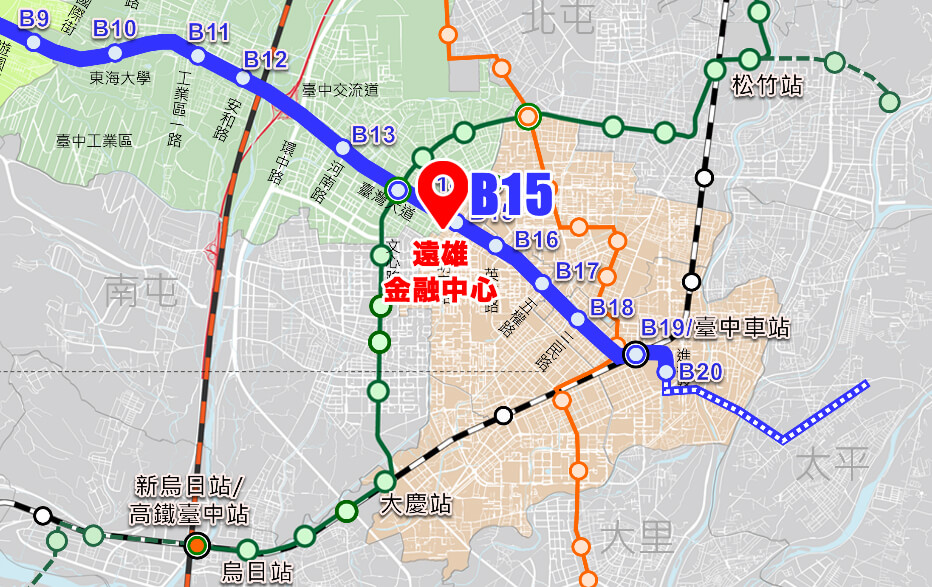 遠雄金融中心B15捷運站 遠雄金融中心B15捷運站